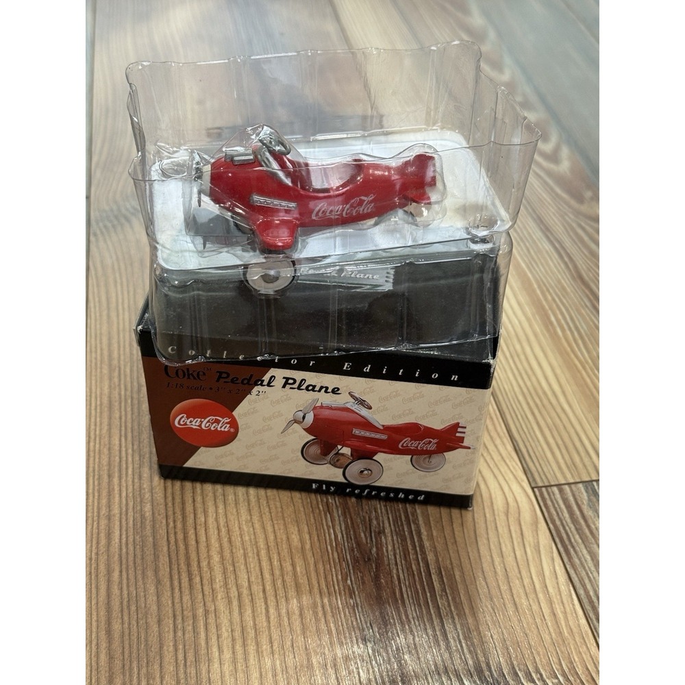 Coca-Cola Coke Pedal Plane Collector Edition 1997 New in Box